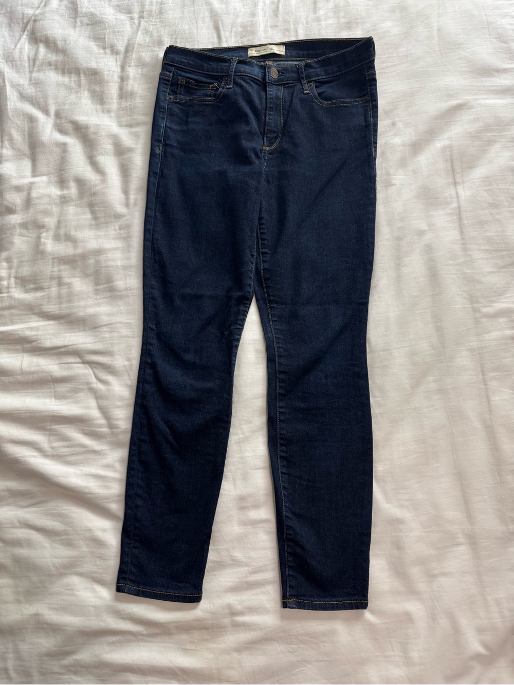 Gap 1969 True Skinny Jeans Womens 29 Regular Blue Dark Wash Gap For Good Denim